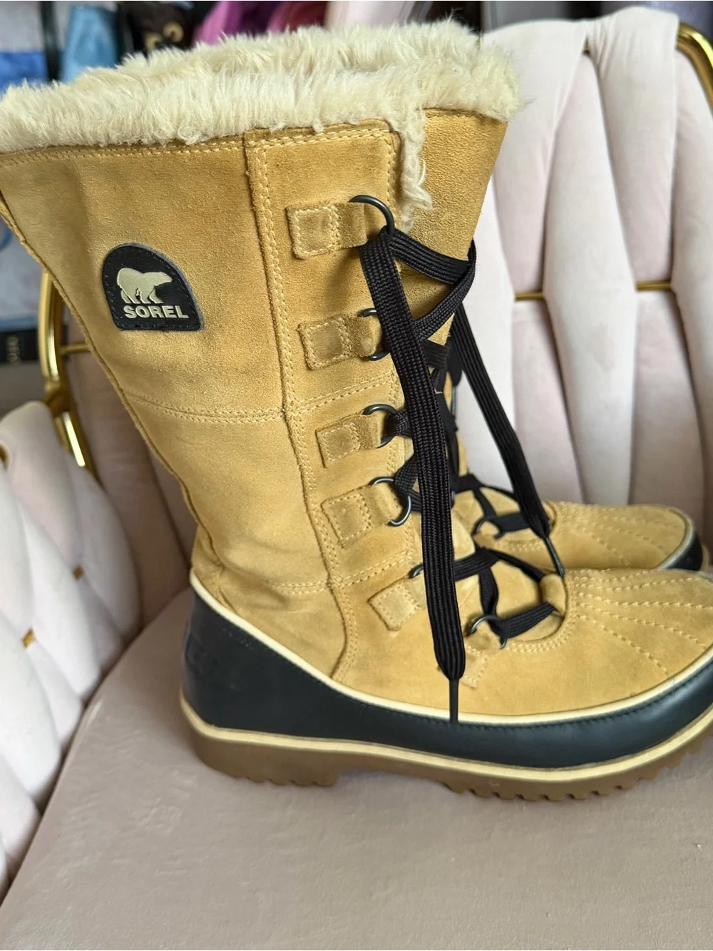 Sorel Women's Tivoli High II Boots in Faux Fur